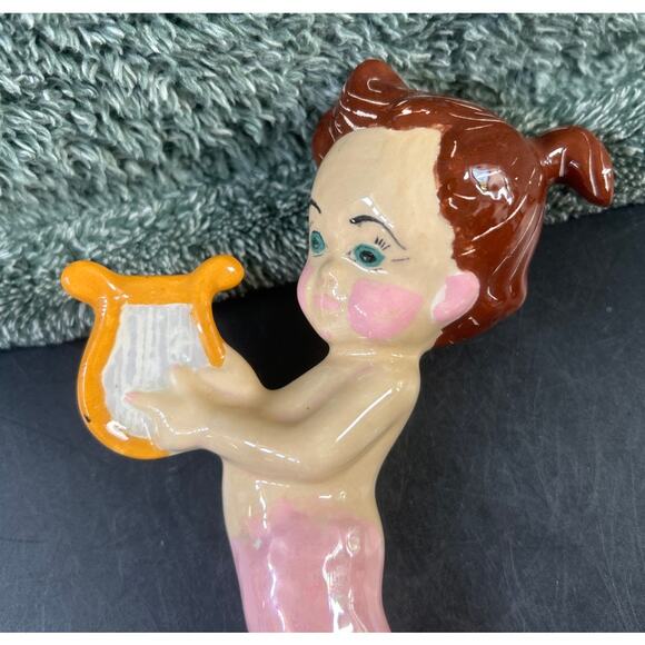 MCM Ceramic Mermaid Wall Hanging c1968 - Picture 6 of 10